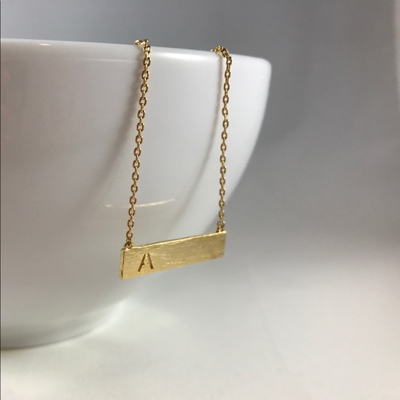 Jewelry - 🛍 NEW DANITY GOLD INITIAL PENDANT NECKLACE